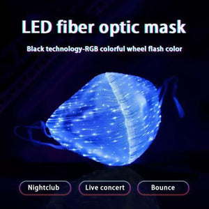 LED-Faseroptik Maske |Limitierte Edition